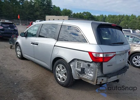 2012 Honda Odyssey Lx из США, поврежденный, VIN 5FNRL5H24CB121329